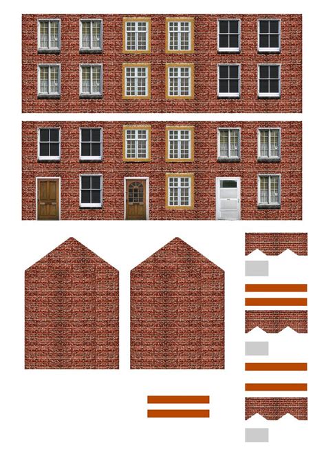 Printable Ho Scale Buildings | N scale buildings, Cardboard house, Ho scale buildings