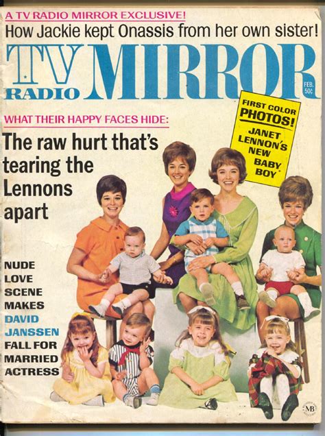 TV Radio Mirror-Lennon Sisters-Johnny Carson-Jackie Kennedy-Feb-1969: (1969) Magazine ...