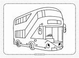 Tour Bus Coloring Page sketch template
