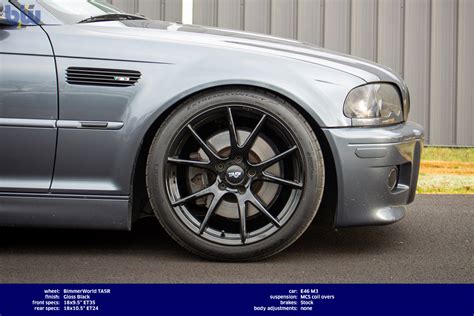 BimmerWorld 18x9.5 ET35 TA5R Wheel Set - E46 M3