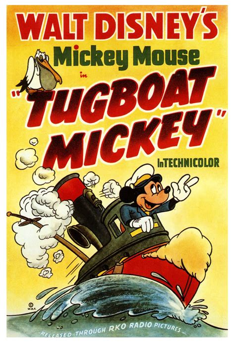 Tugboat Mickey 1940 | Mickey movie, Disney movie posters, Disney posters