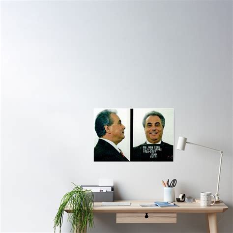 "John Gotti Mug Shot Mugshot 2" Poster for Sale by ArtWordsApparel ...