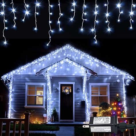 Amazon.com: christmas led icicle lights outdoor