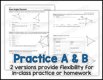 Base Angles Theorem Lesson by Math Beach Solutions | TPT