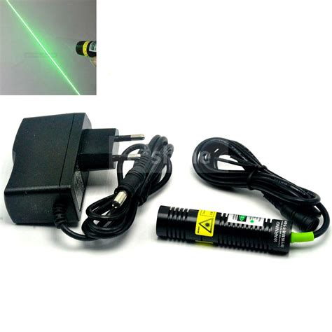 532nm 10mw Green DOT Ray Laser Diode Module w/ AC Adapter Locator ...