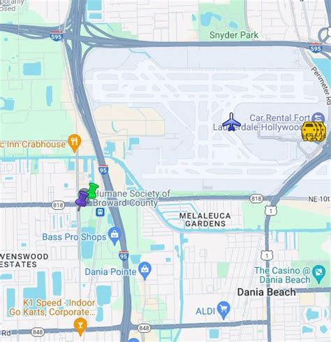 Map Of Fort Lauderdale Airport - Maping Resources