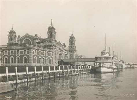 Immigrant Station at Ellis Island - NYC in 1902