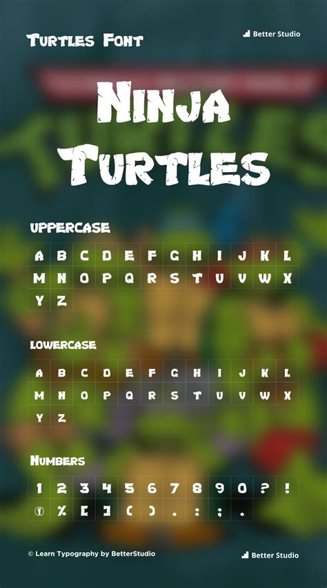 Ninja Turtles Font: Download Free Font & Logo