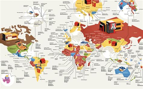 This Map Shows The Most Popular Fast Food In The World