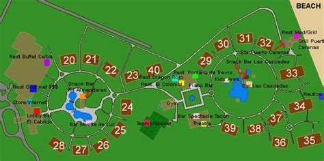 Map Layout Memories Varadero (formerly Sirenis La Salina) | Varadero ...