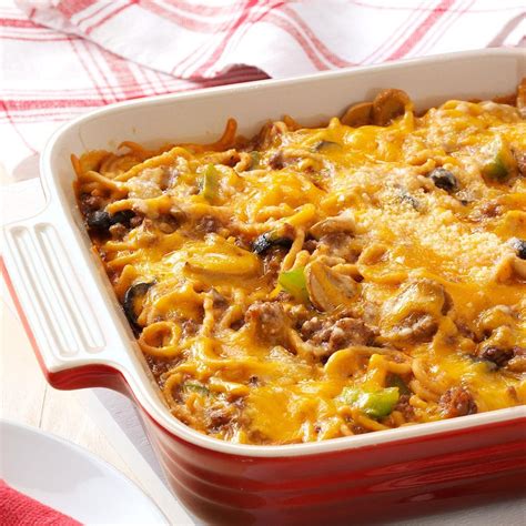 Spaghetti Casserole Bake Recipe | Taste of Home