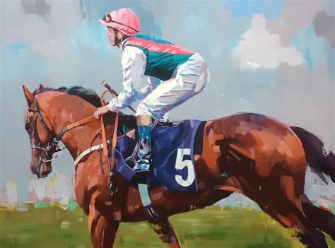 New Fine Art Bespoke Jockey Silks Commissions in Oils by Martin Williams - Equestrian Art ...