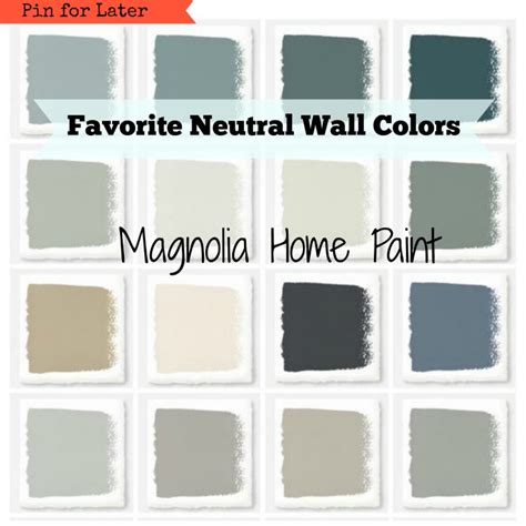 Magnolia Paint Favorite Neutral Wall Colors – Hallstrom Home