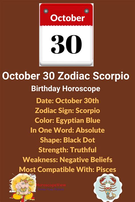 October 30 zodiac Scorpio | October 30 zodiac sign, Zodiac signs ...