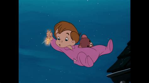 Cartoon Peter Pan Flying