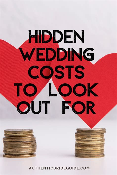 Hidden wedding costs are everywhere. Keep your wedding budget in check. | AuthenticBrideGuide ...