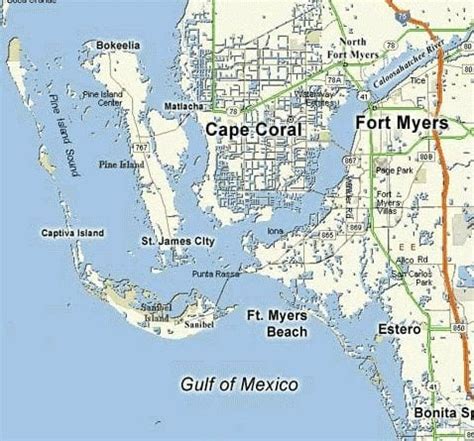 Southwest Florida Map With Cities ~ CINEMERGENTE