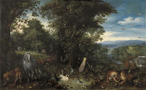 The Garden of Eden - Brueghel, Jan (the Elder). Museo Nacional Thyssen-Bornemisza