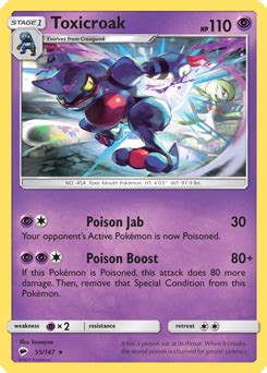 Poison Type Pokemon Cards