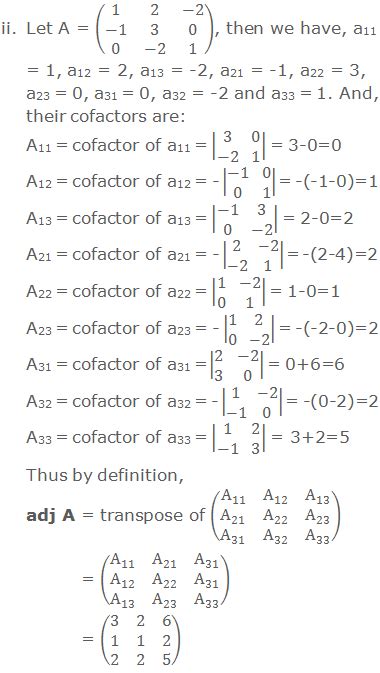 10 Math Problems: Adjoint of a Matrix