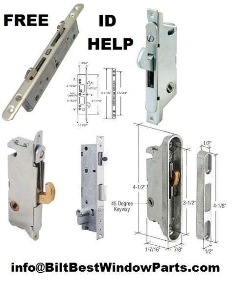 Doors & Door Hardware Home Improvement Home Vanguard Double Hook Mortise Lock for Patio sliding ...