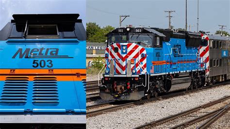 Metra's NEW SD70MACH Inside Look + Runbys! - YouTube