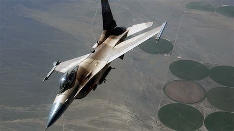 Camouflaged General Dynamics F-16 Fighting Falcon wallpaper - Aircraft wallpapers - #51632