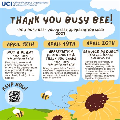 Volunteer Appreciation Week – UCI Volunteer Programs