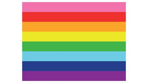 Gilbert Baker Pride Flag. Standard Proportions for Gay Flag 12693256 Vector Art at Vecteezy