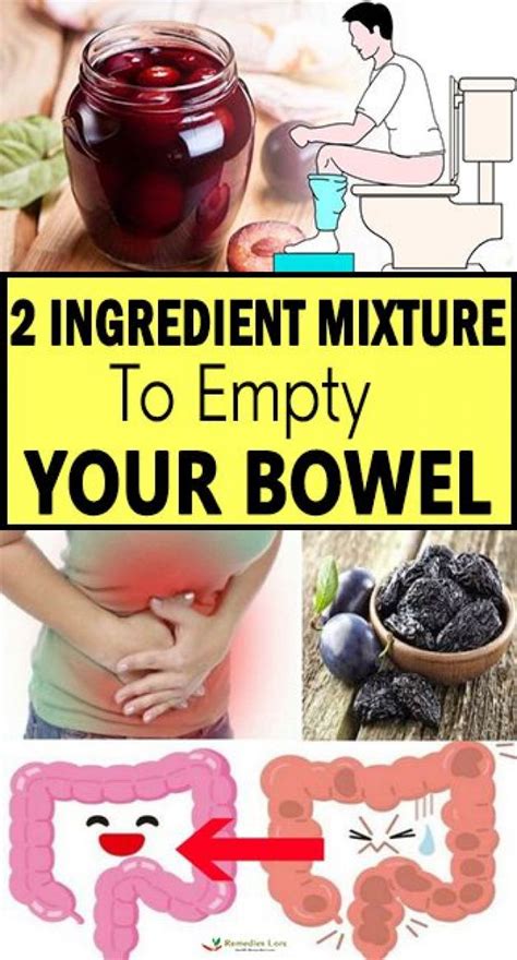 2 Ingredient Mixture To Empty Your Bowel - Remedies Lore #detoxdrinks | Bowel movement remedies ...