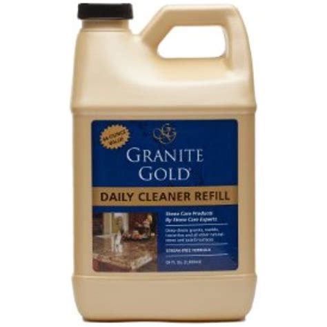 Granite Gold Daily Cleaner Refill Cleaning Countertop Natural Stone 64 fl. oz. #GraniteGold ...