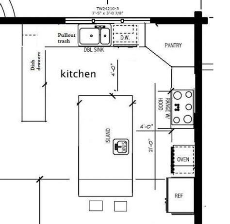 best layout for a square kitchen - Google Search | Kitchen design plans, Small kitchen plans ...