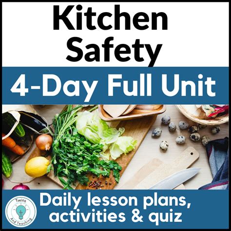 9 Kitchen Safety Teaching Ideas for Cooking with Students – Twins and ...