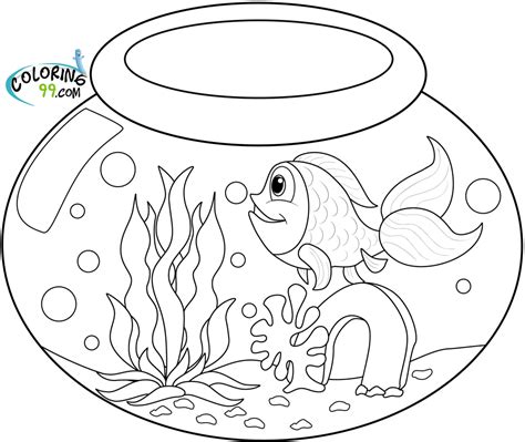 Goldfish Coloring Pages | Minister Coloring