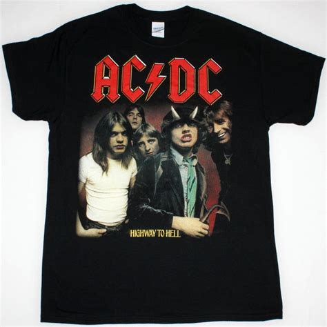 AC DC HIGHWAY TO HELL AC/DC NEW BLACK T-SHIRT