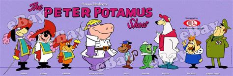 EXTRA LARGE PETER POTAMUS SHOW Panoramic Photo Print HANNA BARBERA ...