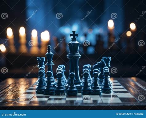 Chess Board Game Concept stock illustration. Illustration of challenge - 286815420