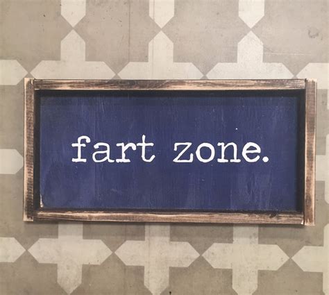 Fart Zone- Wood Sign – JaxnBlvd