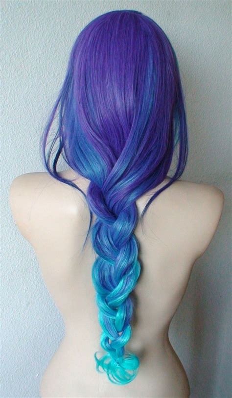 42 Top Photos Blue And Teal Hair : Blonde hair with teal green ombre ...