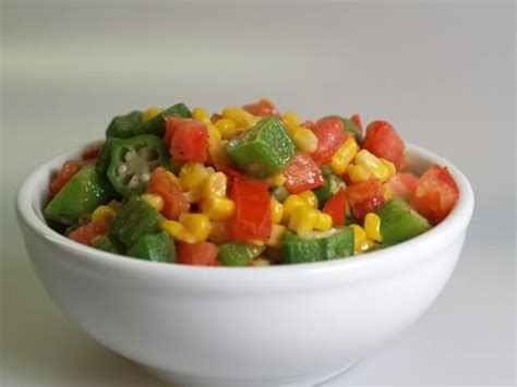 Corn With Okra And Tomatoes Recipe | CDKitchen.com