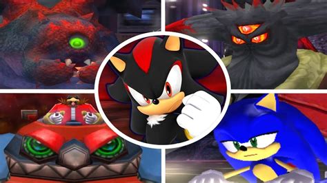 Shadow the Hedgehog - All Bosses + Cutscenes (No Damage) - YouTube