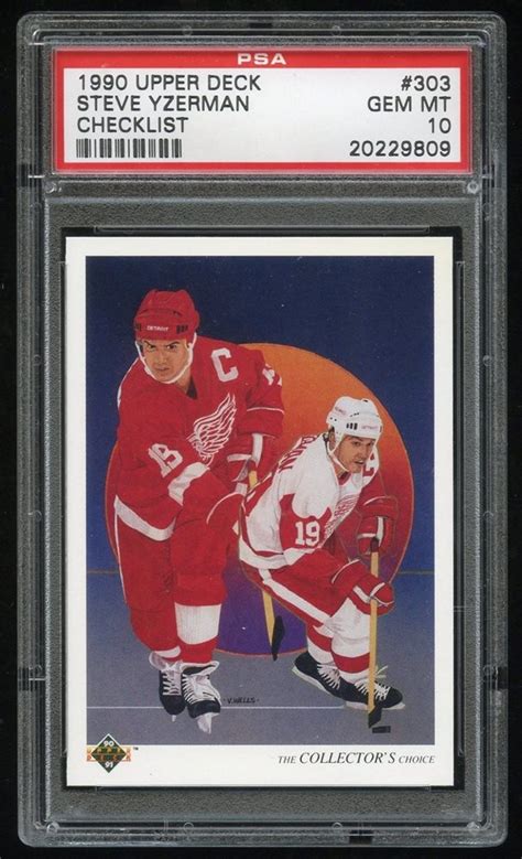 Auction Prices Realized Hockey Cards 1990 Upper Deck Steve Yzerman ...