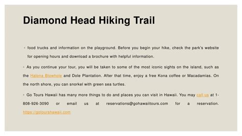 PPT - Diamond Head Hiking Trail PowerPoint Presentation, free download - ID:11376790