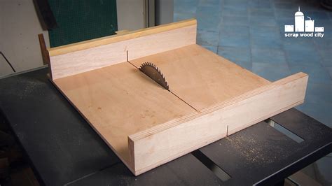 scrap wood city: How to make a simple cross cut sled for your table saw ...