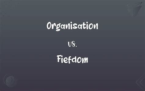 Organisation vs. Fiefdom: What’s the Difference?