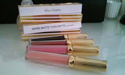 Lena Lashes (Lena Cosmetics) More Matte Than Matte Liquid Lipstick ...