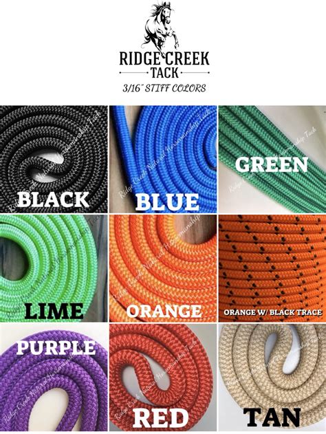 Rope Colors - FREE SHIPPING ON ALL US ORDERS!*