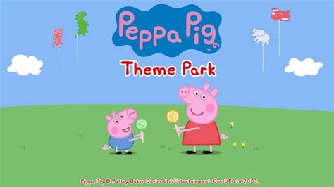 Peppa Pig - Theme Park gameplay (app demo) - YouTube