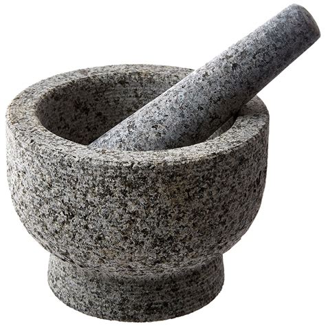 China Unpolished Granite Mortar and Pestle 6 Inch by Jamie Oliver ...