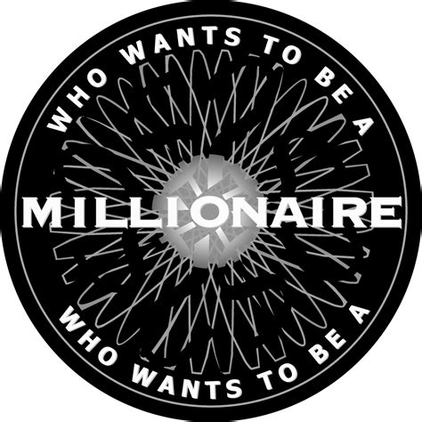 Who Wants To Be A Millionaire Logo Black and White – Brands Logos